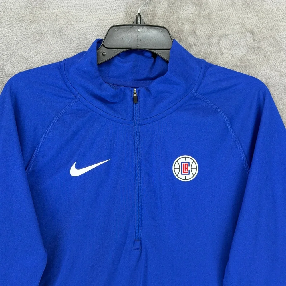 Los Angeles Clippers Nike Pullover Mens XXL Blue NBA Basketball Dri-FIT EUC